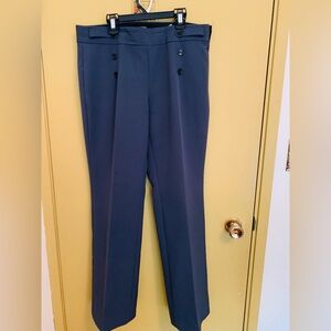 Dark grey with bluish tones, Size 10 Banana Republic Dress pants. Hardly worn.